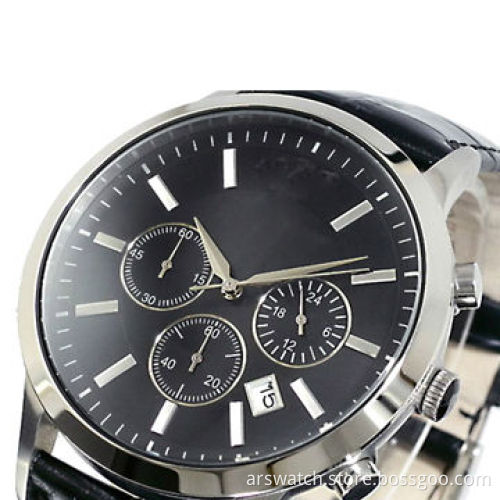 Classic chronograph watches with carbon fiber dial high quality